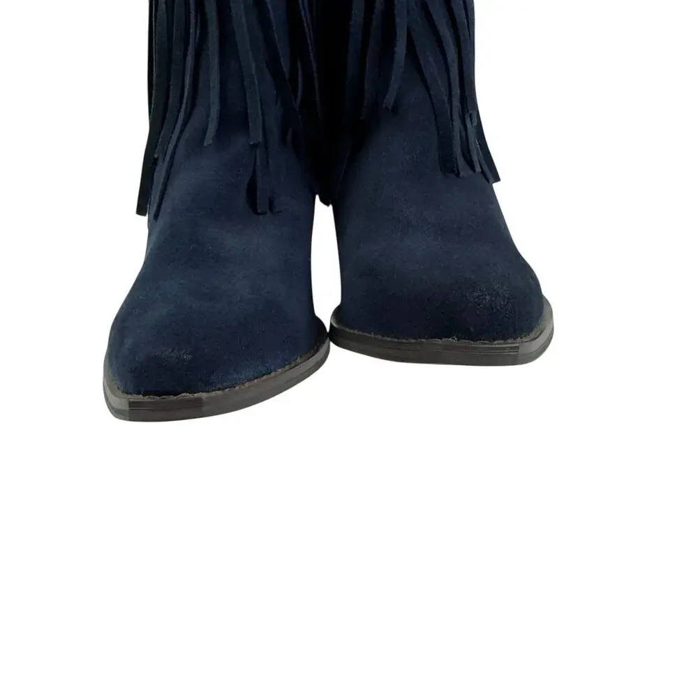 Very Volatile Cupid Fringe Boho Hippie Festival Ankle Booties Women's Size 9